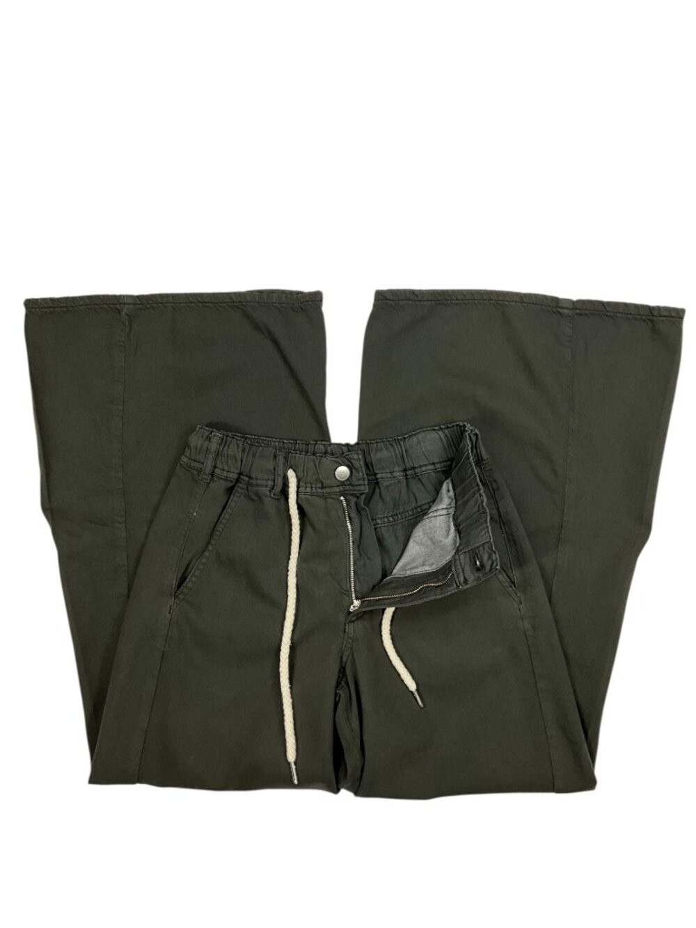 Anthropologie Pilcro Adi Pull On Mid Rise Flare Pants XS Faded Black - Picture 6 of 16